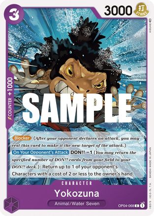 Yokozuna (OP04-068) - Normal Common - Kingdoms of Intrigue