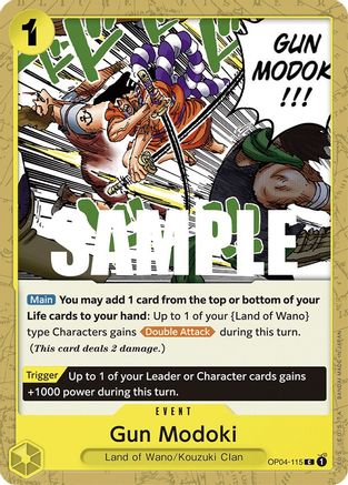 Gun Modoki (OP04-115) - Normal Common - Kingdoms of Intrigue