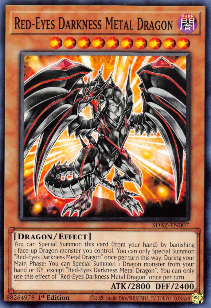 Red Eyes Darkness Metal Dragon SDAZ-EN007 (Structure Deck: Albaz Strike)  - 1st Edition