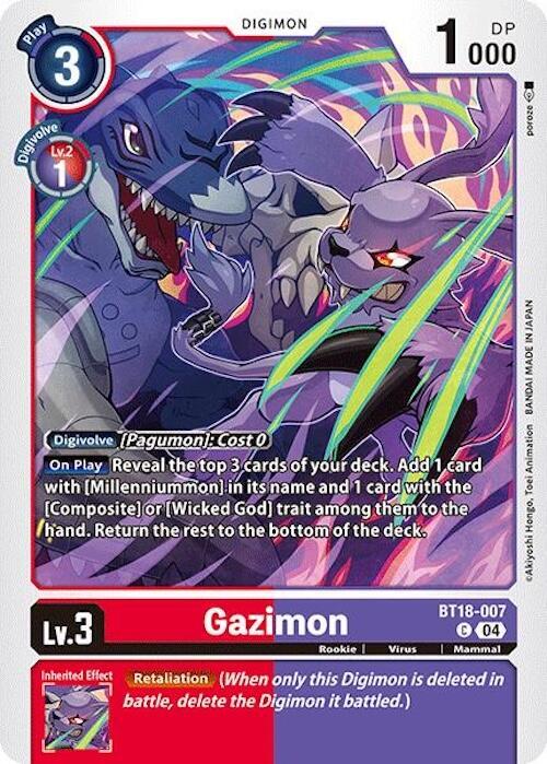 Gazimon BT18-007 C (Release Special Booster 2.0) 