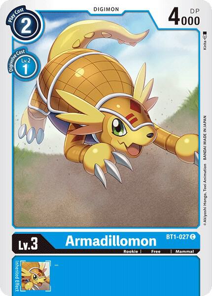 Armadillomon BT1 027 BT1-027 C (Release Special Booster 1.0) 