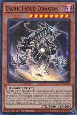 Dark Hole Dragon (AGOV-EN020) - Ultra Rare - Age of Overlord