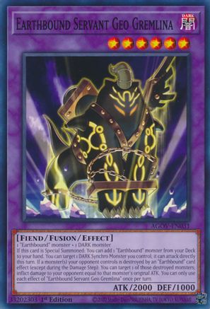 Earthbound Servant Geo Gremlina (AGOV-EN031) - Common - Age of Overlord