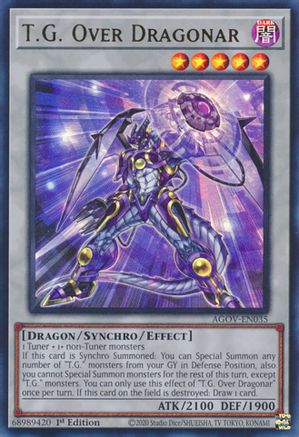 T.G. Over Dragonar (AGOV-EN035) - Ultra Rare - 1st Edition - Age of Overlord
