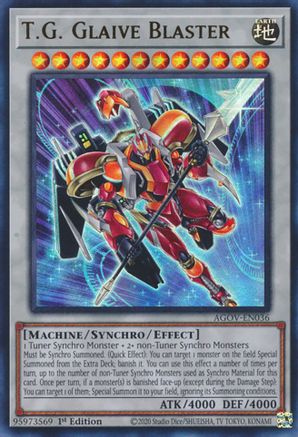 T.G. Glaive Blaster (AGOV-EN036) - Ultra Rare - Age of Overlord