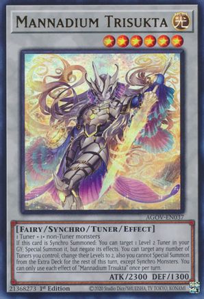 Mannadium Trisukta (AGOV-EN037) - Ultra Rare - 1st Edition - Age of Overlord