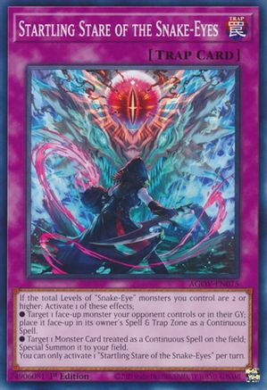 Startling Stare of the Snake-Eyes (AGOV-EN075) - Common - Age of Overlord