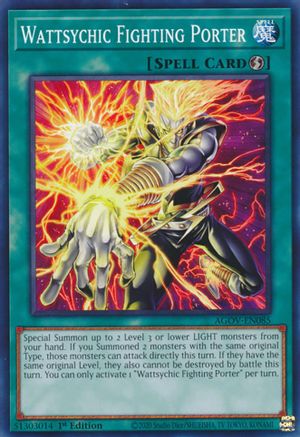 Wattsychic Fighting Porter (AGOV-EN085) - Common - Age of Overlord