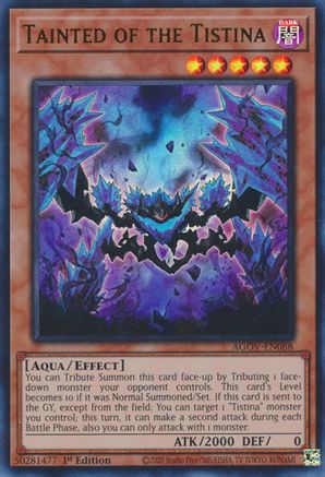 Tainted of the Tistina (AGOV-EN088) - Ultra Rare - 1st Edition - Age of Overlord