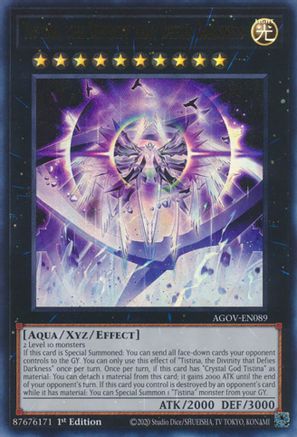 Tistina, the Divinity that Defies Darkness (AGOV-EN089) - Ultra Rare - Age of Overlord