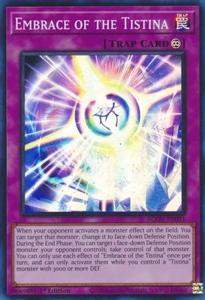 Embrace of the Tistina (AGOV-EN091) - Super Rare - Age of Overlord