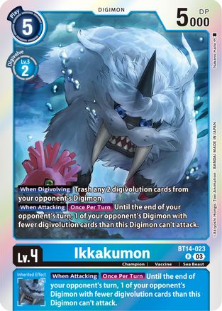 Ikkakumon (BT14-023) Foil Rare - Blast Ace