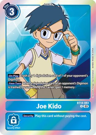 Joe Kido (BT14-083) Foil Rare - Blast Ace