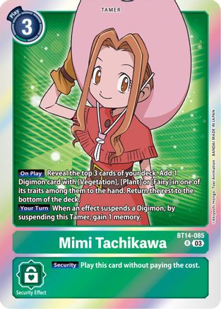 Mimi Tachikawa (BT14-085) Foil Rare - Blast Ace