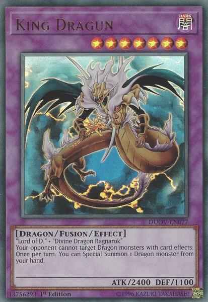 King Dragun DUOV-EN077 (Duel Overload)  - 1st Edition