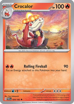Crocalor 24  - Uncommon - SV04: Paradox Rift