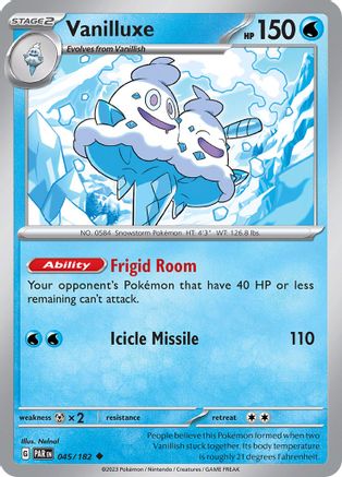 Vanilluxe 45  - Uncommon - SV04: Paradox Rift