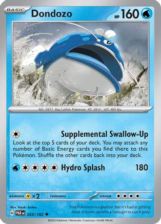 Dondozo 55  - Uncommon - SV04: Paradox Rift