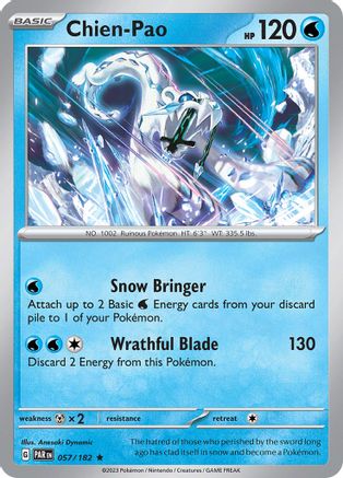 Chien-Pao 57 Holofoil - Rare - SV04: Paradox Rift