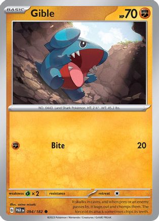 Gible 94  - Common - SV04: Paradox Rift