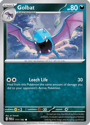 Golbat 111  - Common - SV04: Paradox Rift
