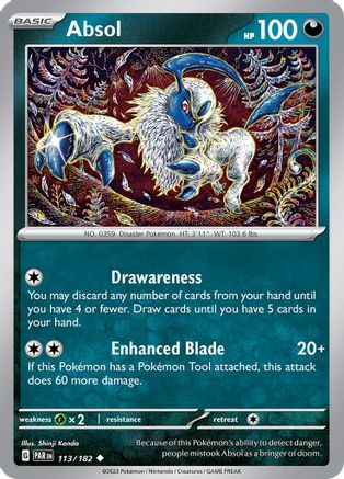 Absol 113  - Uncommon - SV04: Paradox Rift