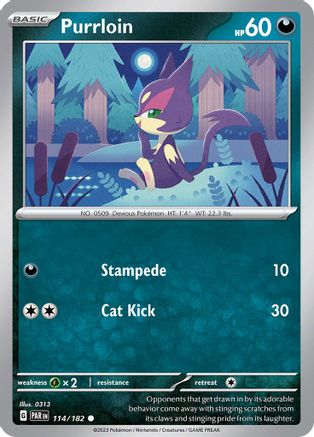Purrloin 114  - Common - SV04: Paradox Rift