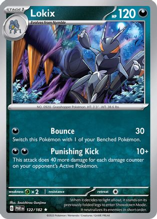 Lokix 122 Holofoil - Rare - SV04: Paradox Rift