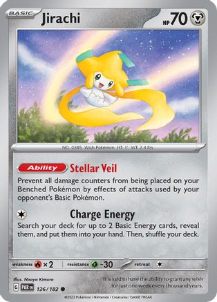 Jirachi 126  - Common - SV04: Paradox Rift