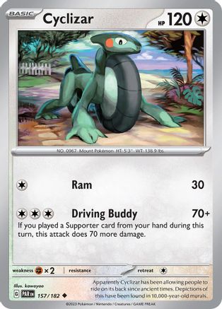 Cyclizar - 157/182 157  - Uncommon - SV04: Paradox Rift