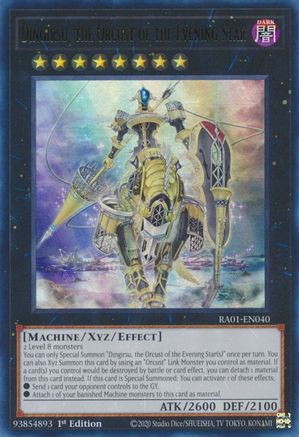 Dingirsu, the Orcust of the Evening Star (UR) (RA01-EN040) - Ultra Rare - 25th Anniversary Rarity Collection