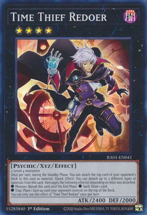 Time Thief Redoer (RA01-EN041) - Super Rare - 1st Edition - 25th Anniversary Rarity Collection