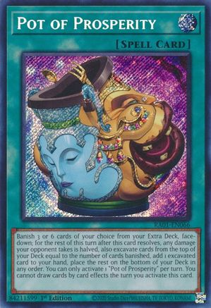 Pot of Prosperity (Secret Rare) (RA01-EN066) - Secret Rare - 25th Anniversary Rarity Collection