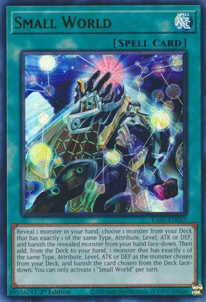 Small World (UR) (RA01-EN067) - Ultra Rare - 25th Anniversary Rarity Collection