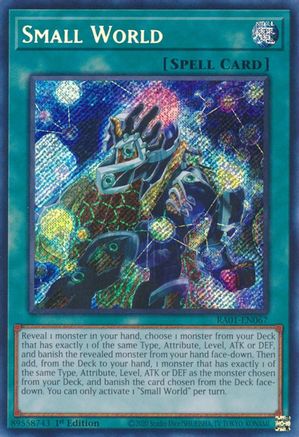 Small World (Secret Rare) (RA01-EN067) - Secret Rare - 1st Edition - 25th Anniversary Rarity Collection