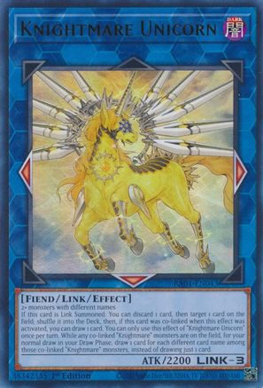 Knightmare Unicorn (UR) (RA01-EN043) - Ultra Rare - 1st Edition - 25th Anniversary Rarity Collection