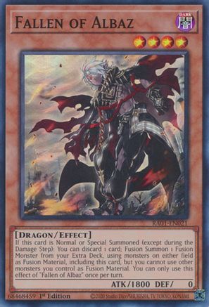 Fallen of Albaz (RA01-EN021) - Super Rare - 25th Anniversary Rarity Collection