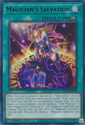 Magician's Salvation (UR) (RA01-EN068) - Ultra Rare - 1st Edition - 25th Anniversary Rarity Collection