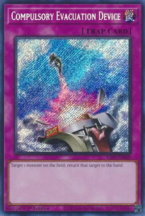 Compulsory Evacuation Device (Secret Rare) (RA01-EN069) - Secret Rare - 25th Anniversary Rarity Collection
