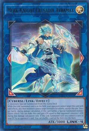 Mekk-Knight Crusadia Avramax (UR) (RA01-EN044) - Ultra Rare - 1st Edition - 25th Anniversary Rarity Collection