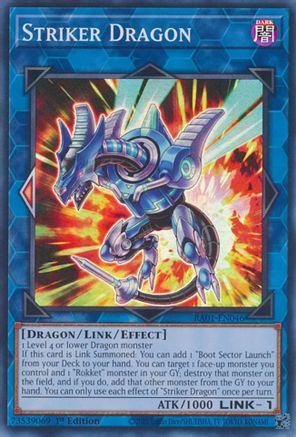 Striker Dragon (RA01-EN046) - Super Rare - 1st Edition - 25th Anniversary Rarity Collection
