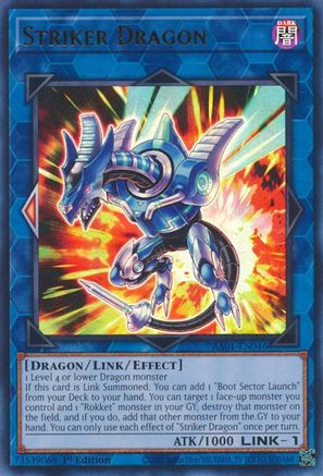Striker Dragon (UR) (RA01-EN046) - Ultra Rare - 1st Edition - 25th Anniversary Rarity Collection