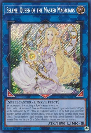 Selene, Queen of the Master Magicians (Secret Rare) (RA01-EN047) - Secret Rare - 1st Edition - 25th Anniversary Rarity Collection