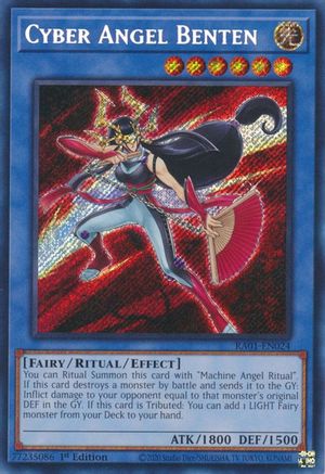 Cyber Angel Benten (Secret Rare) (RA01-EN024) - Secret Rare - 25th Anniversary Rarity Collection