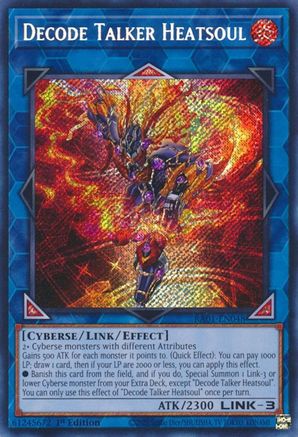 Decode Talker Heatsoul (Secret Rare) (RA01-EN048) - Secret Rare - 25th Anniversary Rarity Collection