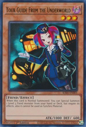 Tour Guide From the Underworld (UR) (RA01-EN005) - Ultra Rare - 25th Anniversary Rarity Collection