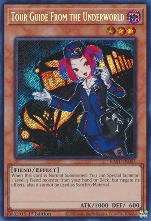 Tour Guide From the Underworld (Secret Rare) (RA01-EN005) - Secret Rare - 25th Anniversary Rarity Collection