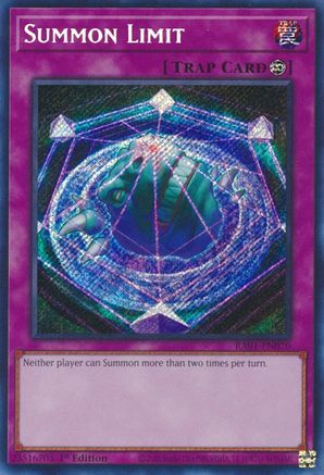 Summon Limit (Secret Rare) (RA01-EN070) - Secret Rare - 25th Anniversary Rarity Collection