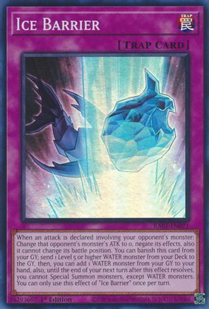 Ice Barrier (RA01-EN071) - Super Rare - 1st Edition - 25th Anniversary Rarity Collection