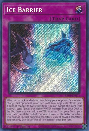 Ice Barrier (Secret Rare) (RA01-EN071) - Secret Rare - 1st Edition - 25th Anniversary Rarity Collection